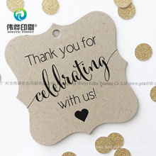 Special Shape 2 High Quality Paper Printing Hang Tag